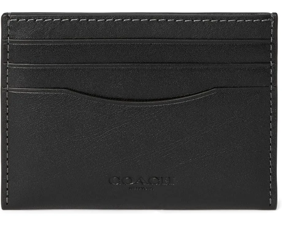 Картхолдер COACH из полированной кожи с шестью слотами