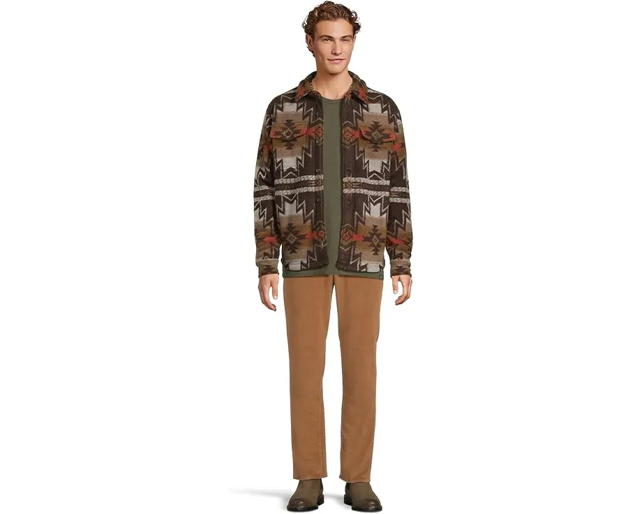 Куртка Faherty Doug Good Feather с флисовой подкладкой в стиле винтажных CPO