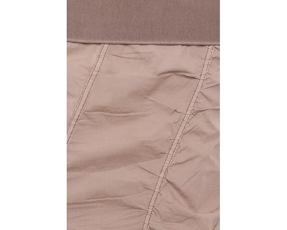XCVI юбка Gored Peasant Skirt в норковом цвете из стрейч-поплина