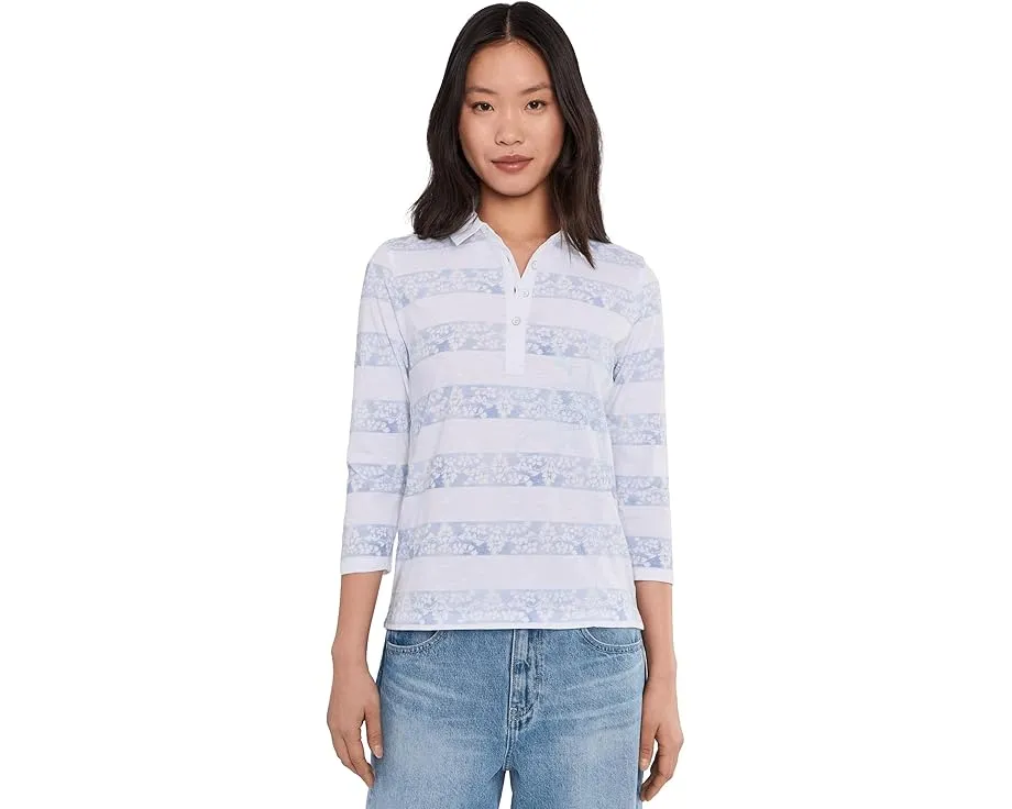 Топ Tommy Bahama с полосками и пуговицами из органического хлопка