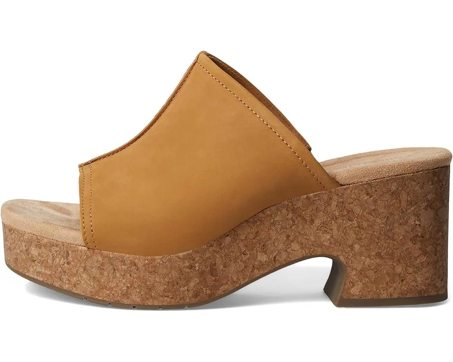 Сандалии Clarks Nerisa Vine на пробковом каблуке с мягкой стелькой