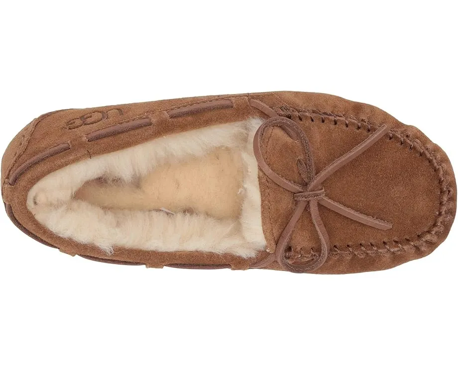 Детские угги-мокасины UGG Kids Dakota с гибкой резиновой подошвой