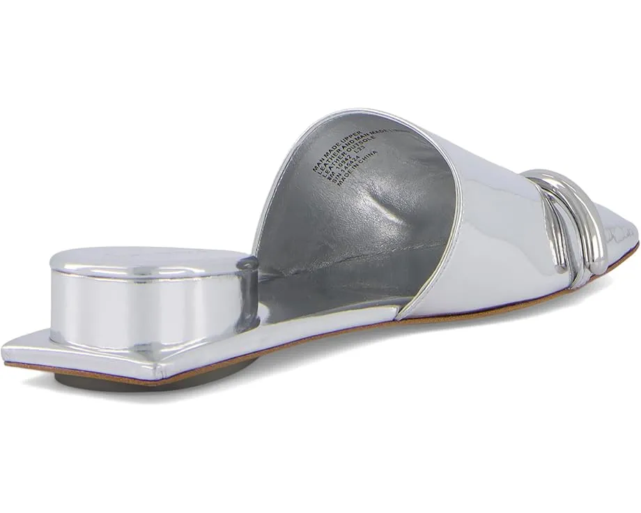 Мюли Pierced с кожаным верхом и металлическим кольцом на носке Tory Burch