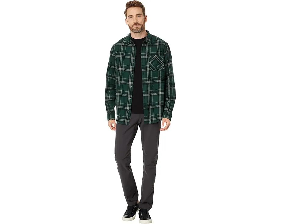 Фланелевая рубашка Oakley Podium Plaid с длинным рукавом и накладными карманами