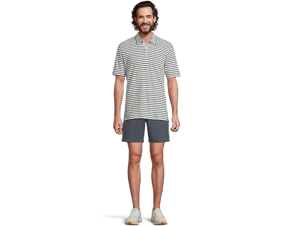 Пило-футболка Faherty Sunwashed из органического хлопка с расслабленным кроем