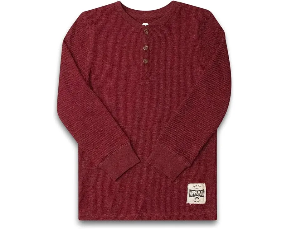 Детская термофутболка Appaman Craftsman с воротником хенли