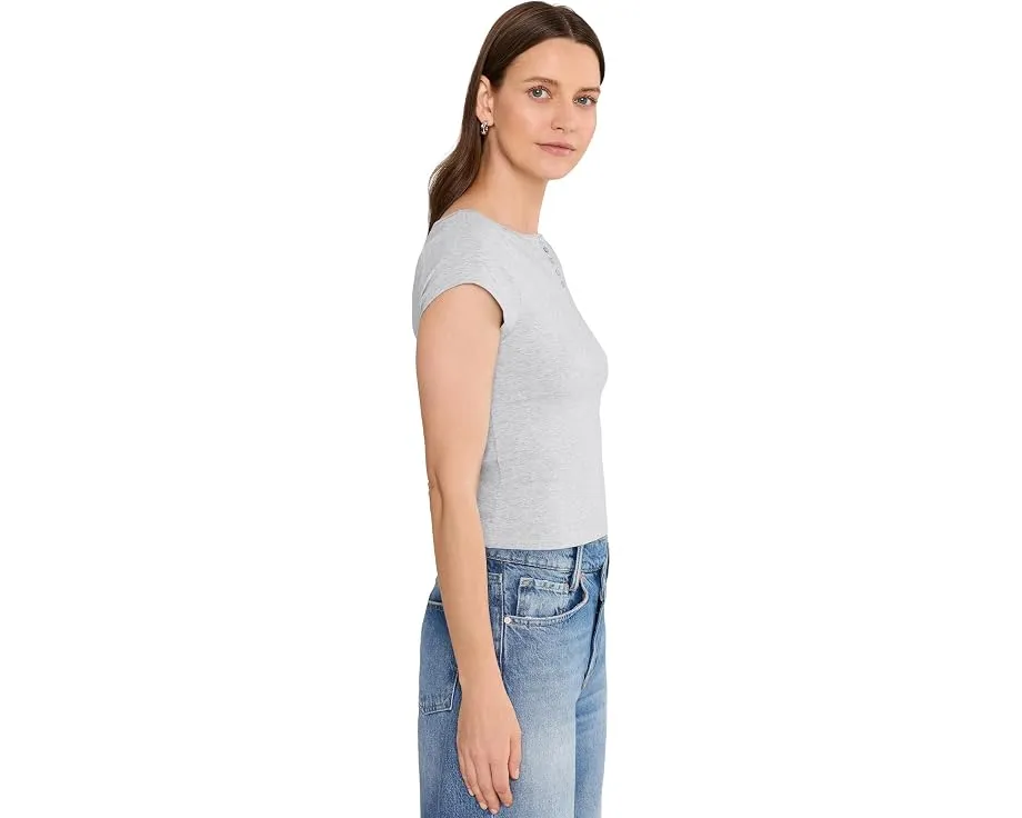Топ Morning Pages Henley-Soli от Free People темно-синий