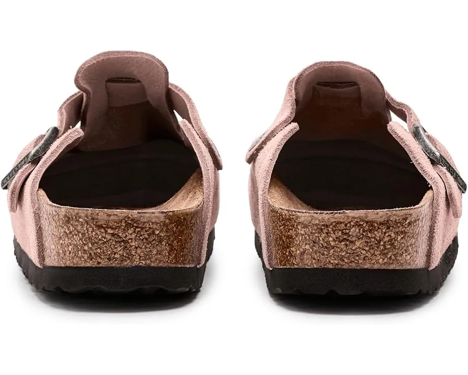 Клоги Birkenstock Boston из замши с амортизирующей подошвой EVA