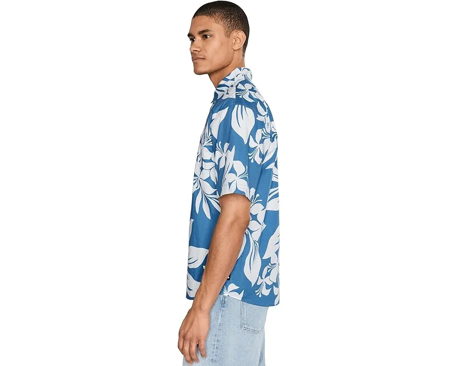 Quiksilver Рубашка Kailua Classic Woven с цветочным принтом из хлопкового поплина