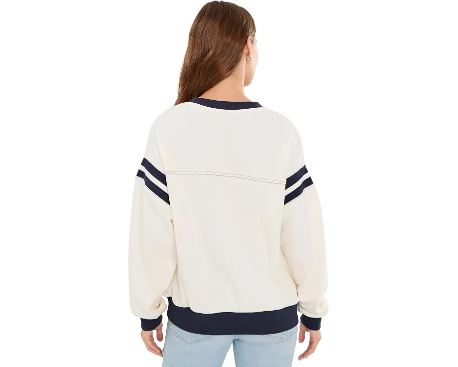 Толстовка Salty Crew Maritime Crew Off White с принтом