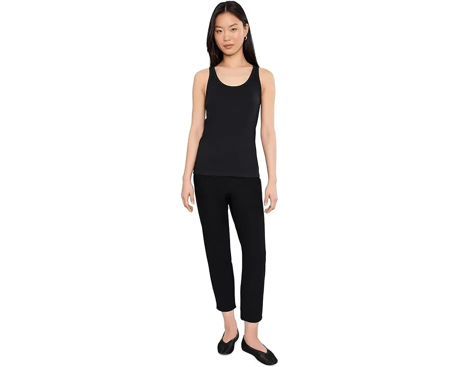 Топ Organic Cotton Stretch Rib с круглым вырезом и ребристой структурой Eileen Fisher