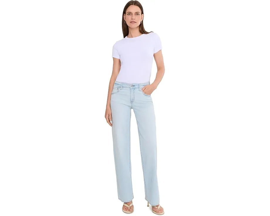 Джинсы DAZE Keeper Low Rise Straight In All Out заниженная талия светлые
