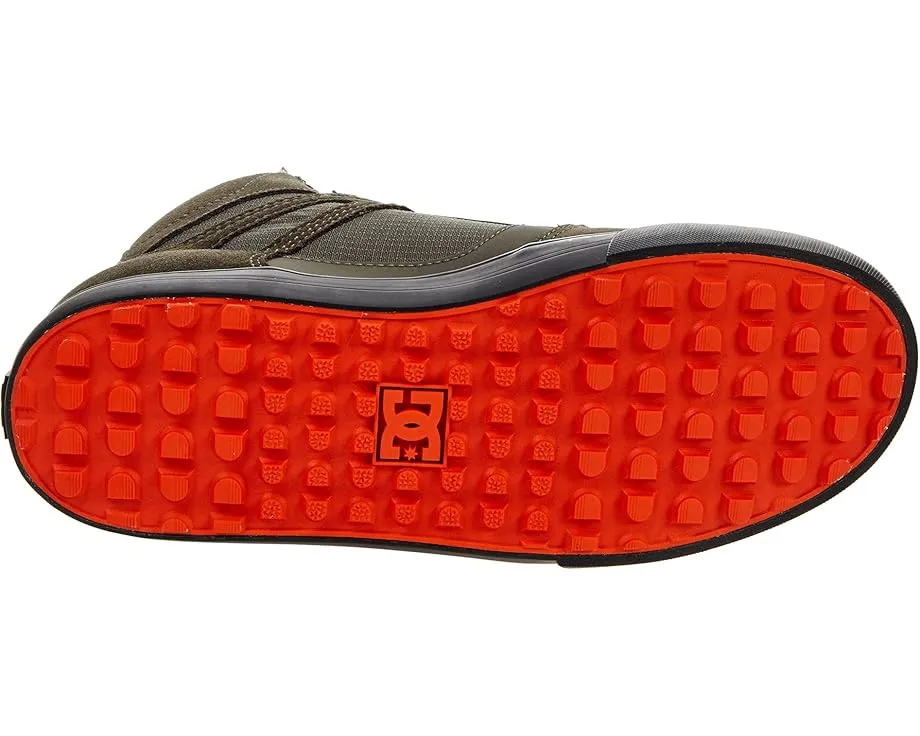 DC Зимние кроссовки Pure High-Top WC WNT из нубука и баллистического нейлона