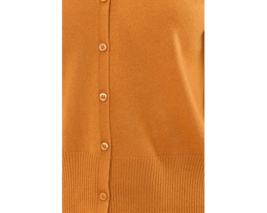 Elbow Sleeve V-Neck Cardi