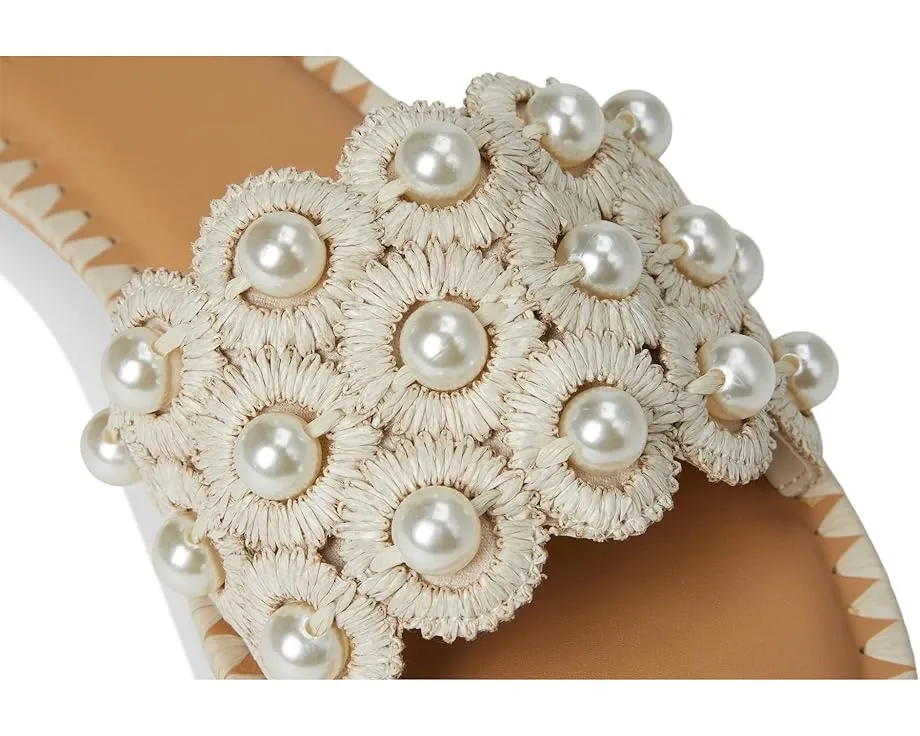 Балетки Harlyn с текстильным верхом и жемчужным декором от Dolce Vita