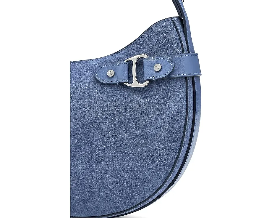 Большая сумка через плечо Tasha из замши Lauren Ralph Lauren