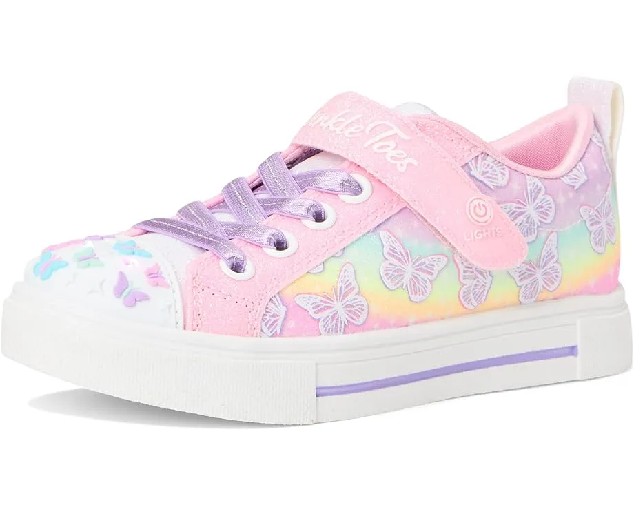 Детские кроссовки Skechers Twinkle Sparks с подсветкой и бабочками