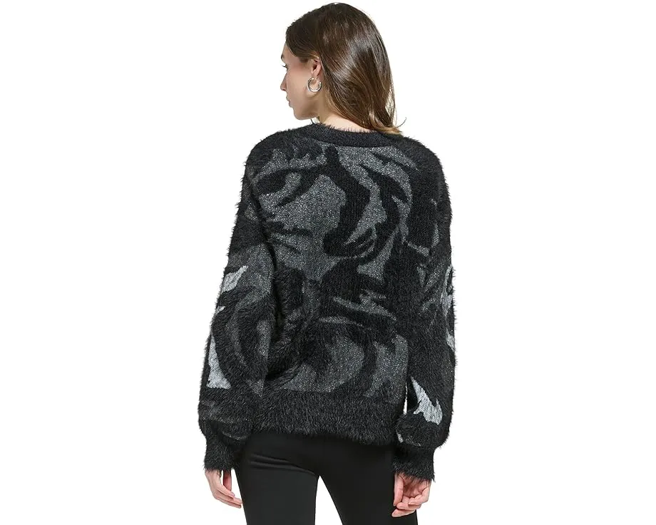 Свитер DKNY Long Sleeve Tiger Eye с длинным рукавом