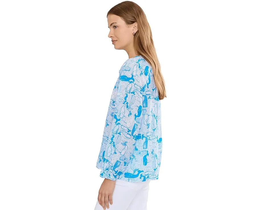 Топ Andria от Lilly Pulitzer с вырезом и пуговицами