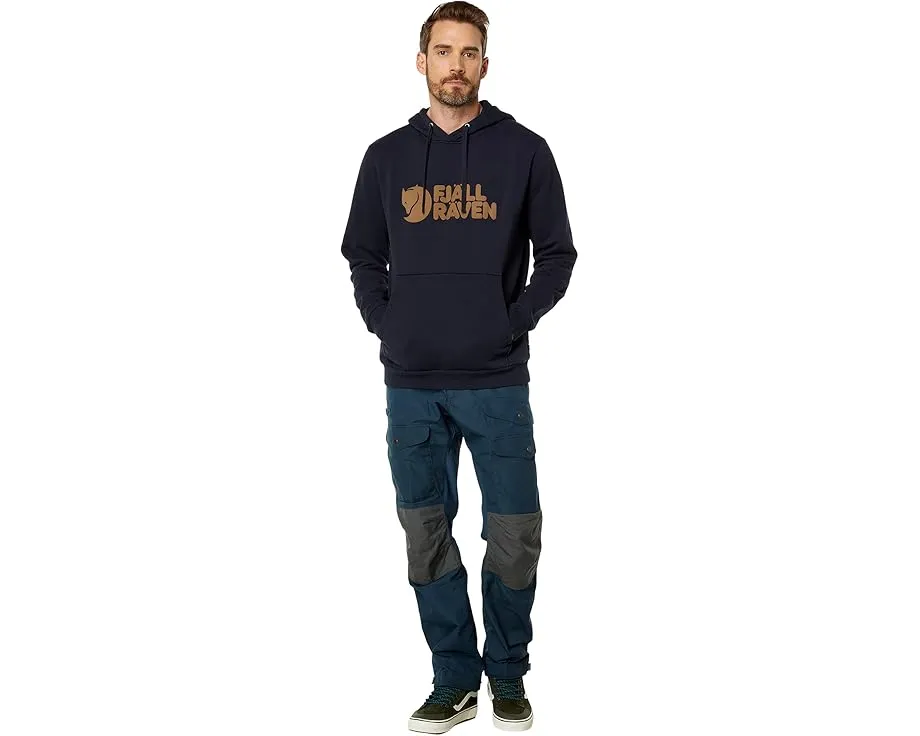 Толстовка Fjällräven Logo с капюшоном из мягкого хлопка