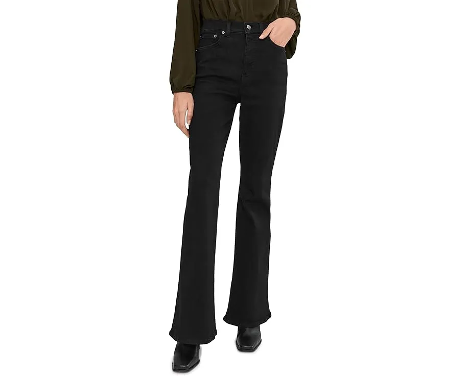 Черные джинсы Madewell Stretch Flare с клешем и эффектом стройнения Magic Pockets