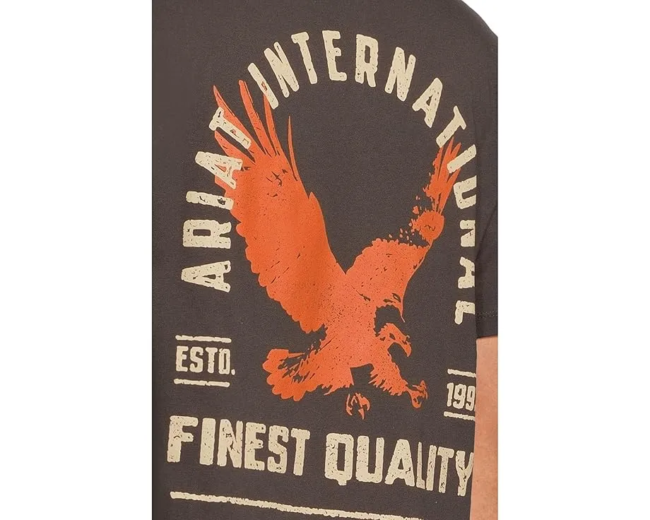 Футболка Ariat с принтом орла и накладным карманом