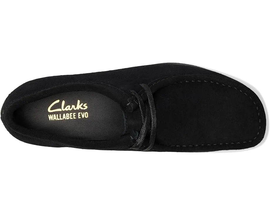 Обувь Clarks Wallabee EVO из мягкой вощеной кожи с эффектом креповой подошвы