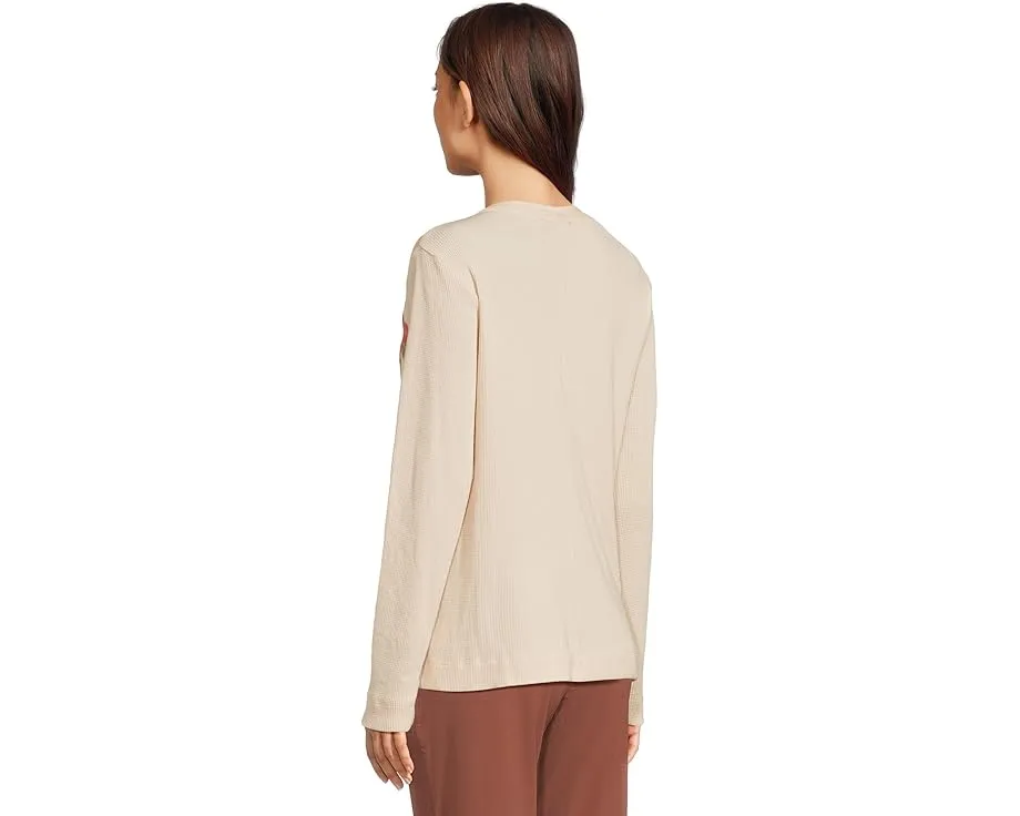 Mixed Media Henley Thermal