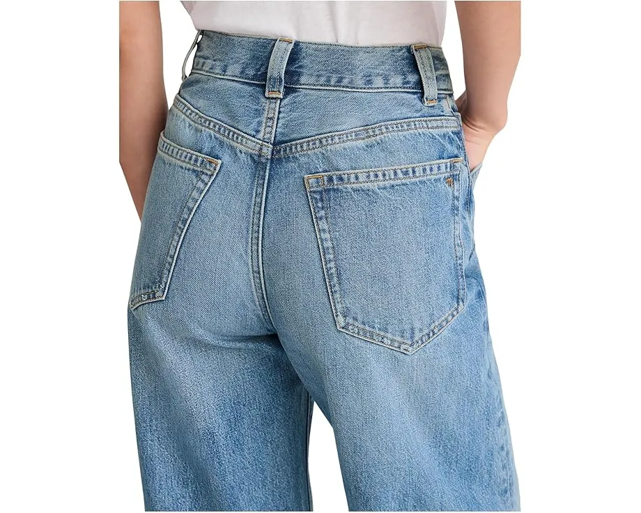 Джинсы Madewell Balloon Jean с винтажным эффектом и высокой посадкой в цвете Dobbins Wash