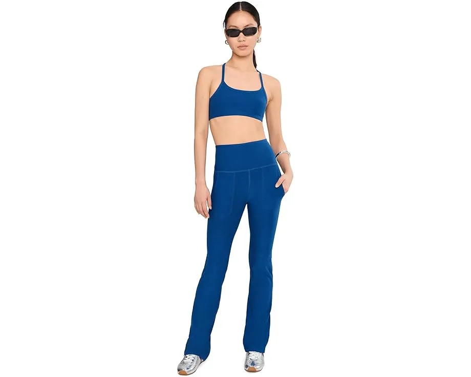 Beyond Yoga Брюки Spacedye High Waisted Practice Pocket Bootcut с карманами