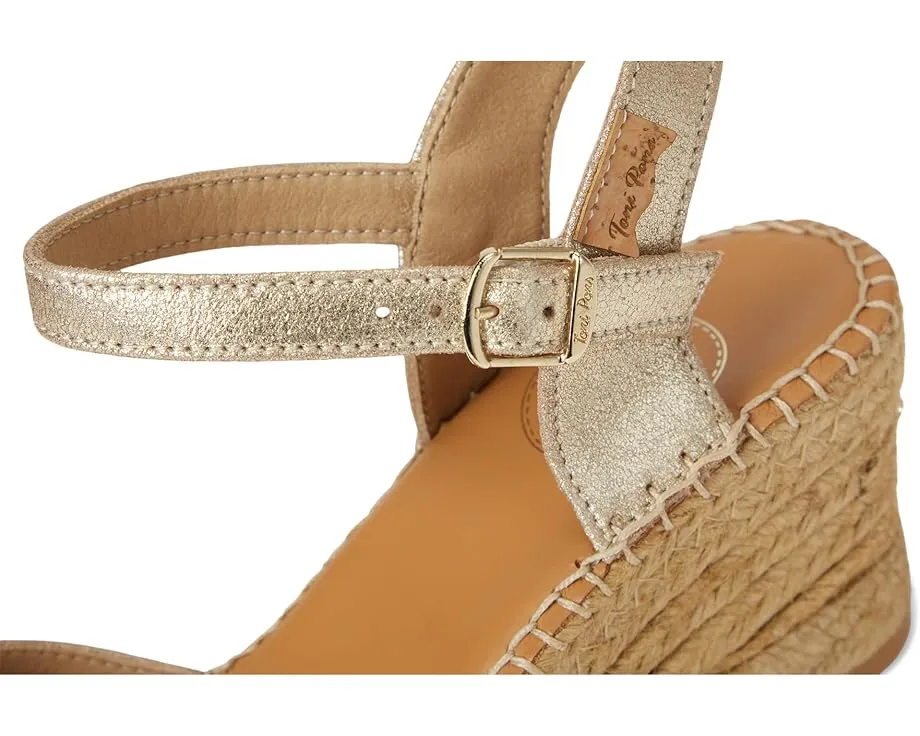 Сандалии Toni Pons Bianca-As на клиновидном каблуке с ремешком на щиколотке