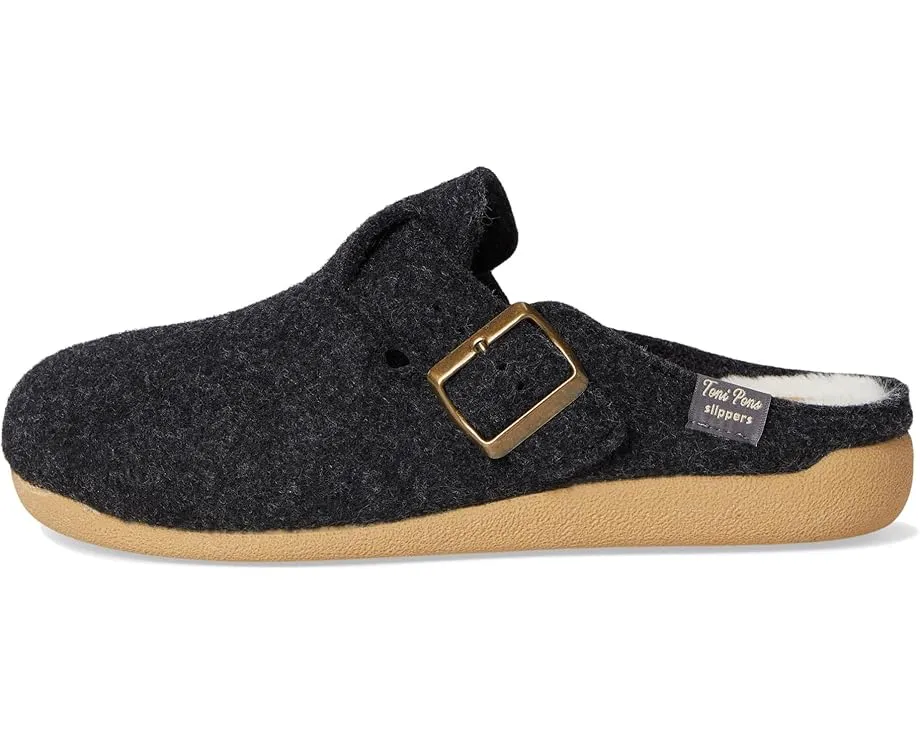 Toni Pons Mima-Fp классические тапочки-клоги с войлочным верхом и искусственным мехом