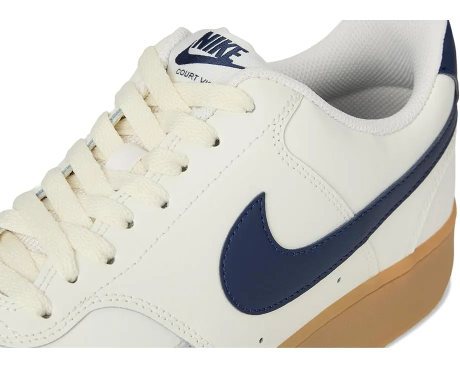 Кроссовки Nike Court Vision Low с ретро-дизайном и резиновой подошвой