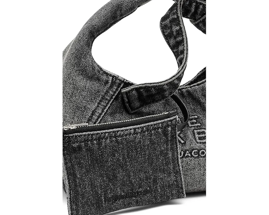 Мини-сумка Marc Jacobs The Bow Denim Mini Sack с бантом из денима
