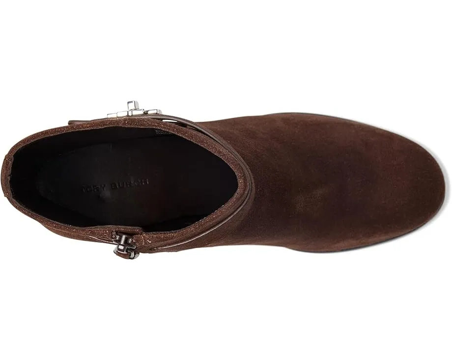 Ботинки Tory Burch Turnlock на каблуке 80 мм с миндалевидным носком