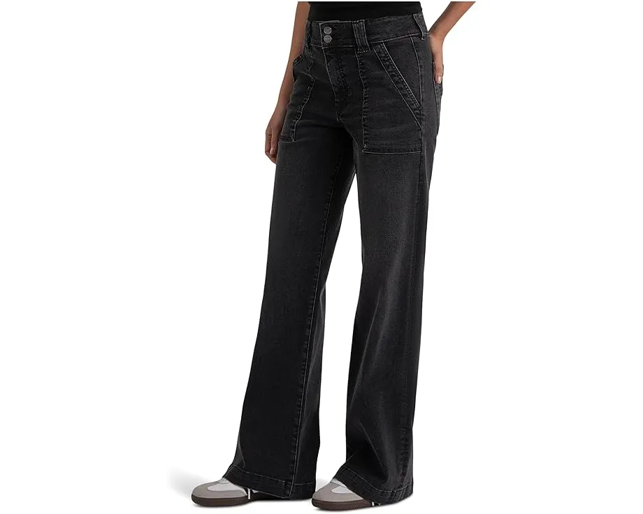 Джинсы KUT from the Kloth Jodi с высокой посадкой и прямыми штанинами