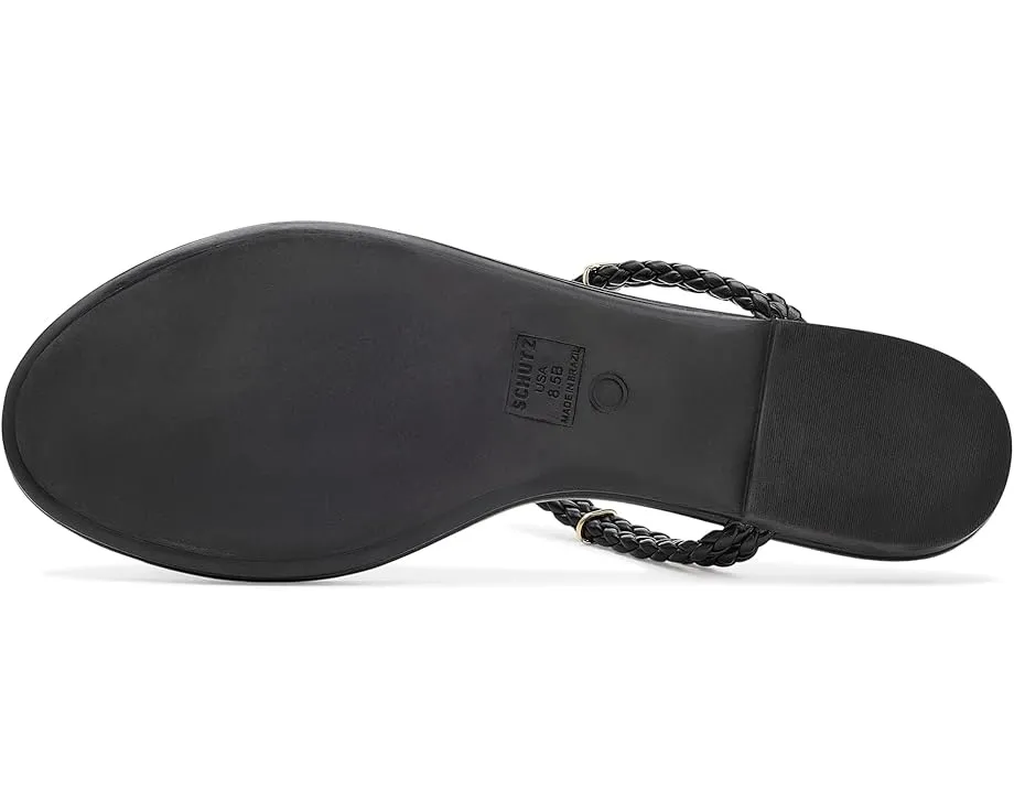 Балетки Schutz Cordelia Flat с открытым мысом и цепочкой