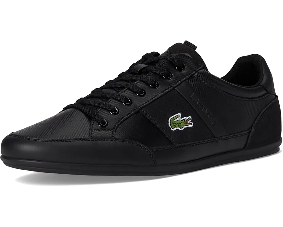 Кроссовки Lacoste Chaymon Tonal с кожаным верхом и контрастной окантовкой