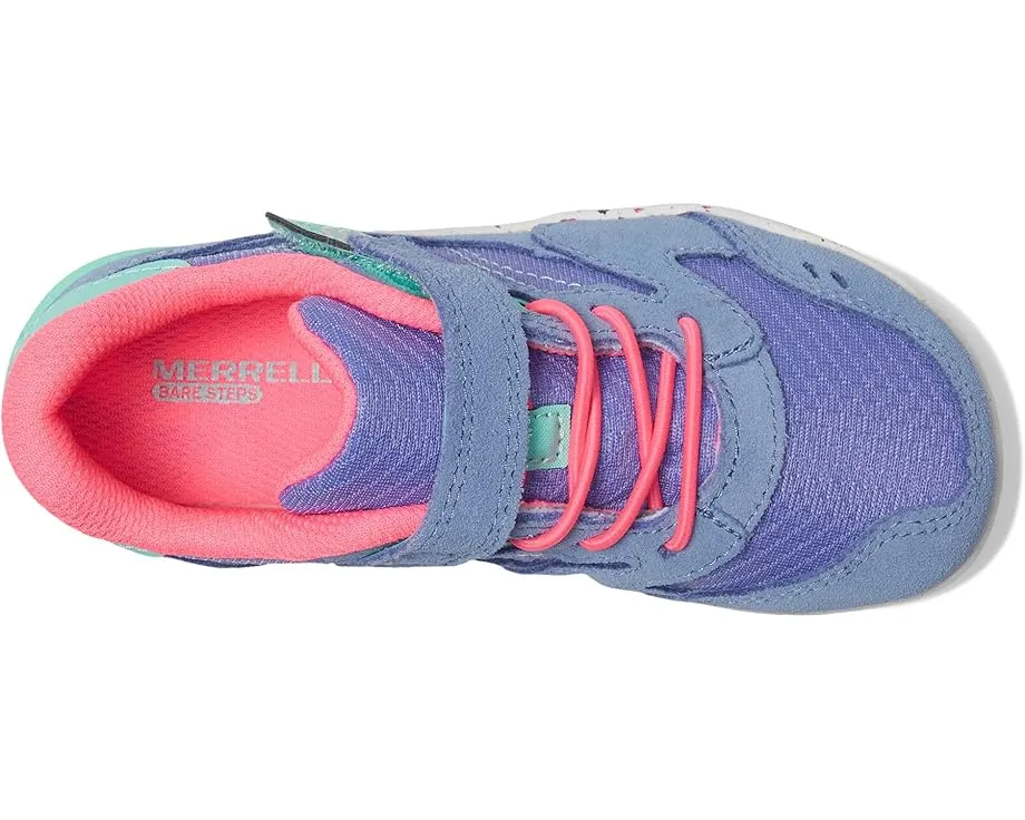 Кроссовки Merrell Bare Steps A83 для малышей с кожаным верхом и застежкой на липучке
