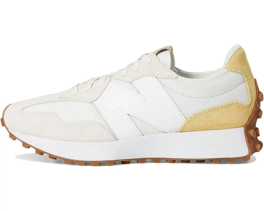 Кроссовки New Balance Classics 327 из замши и сетки с массивным логотипом