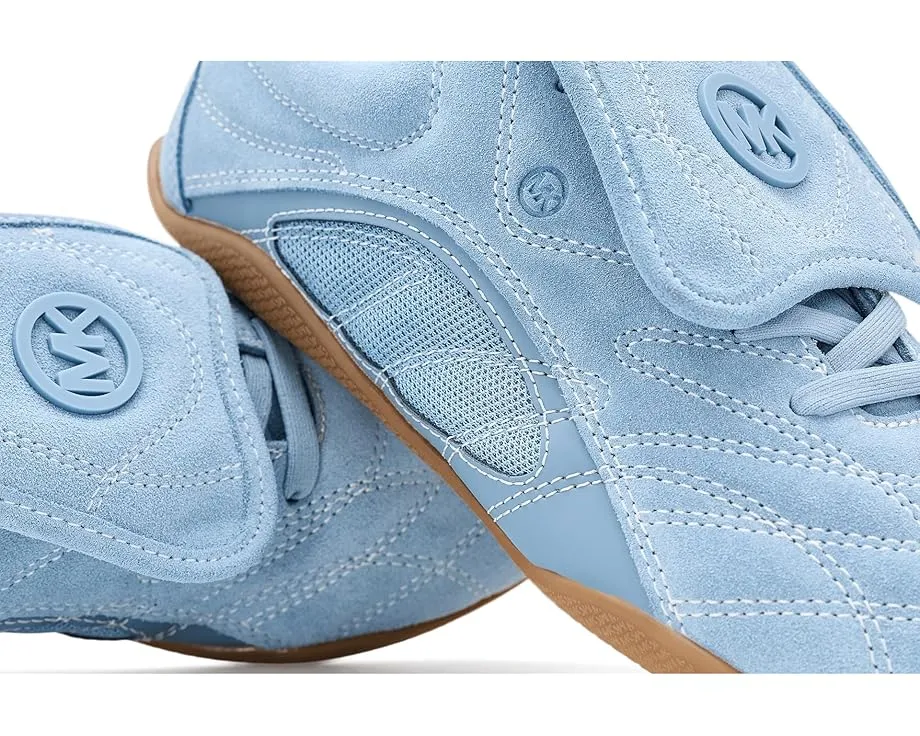Кроссовки MICHAEL Michael Kors Kyler Trainer из замши с футбольным дизайном