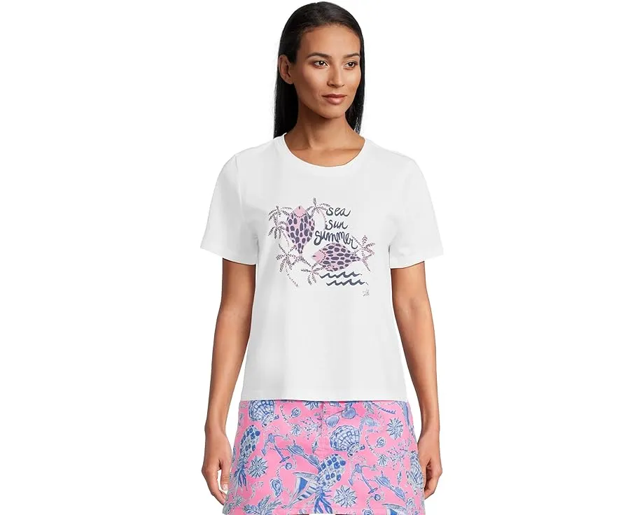 Трикотажный топ Lilly Pulitzer Barreto с уникальным принтом