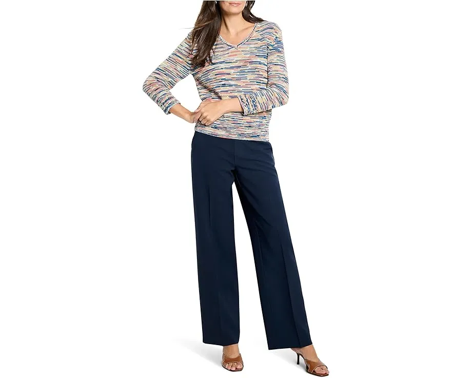 Широкие брюки NIC+ZOE Lenox из стрейч-костюмной ткани длиной 31 дюйм