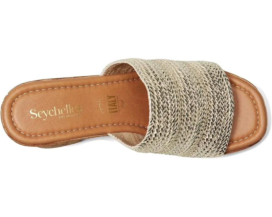 Seychelles Босоножки Applause Metallic Woven с плетением и высоким каблуком
