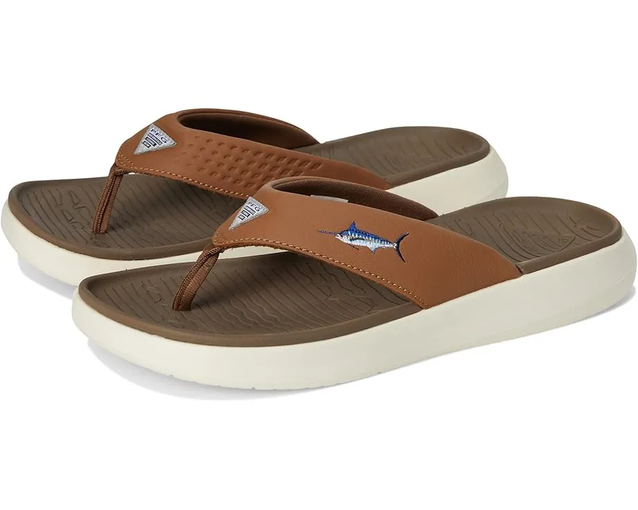 Шлепанцы Columbia Boatside Fish Flip с мягкой стелькой и подошвой Omni-Grip LT