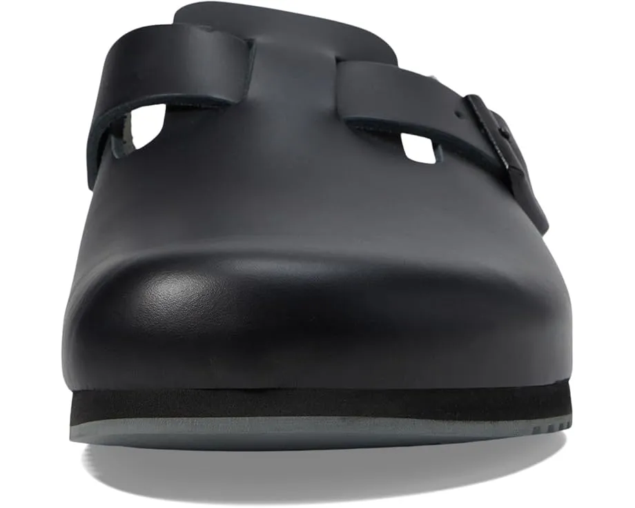 Клоги Birkenstock Boston Super Grip с противоскользящей подошвой и пробковой стелькой