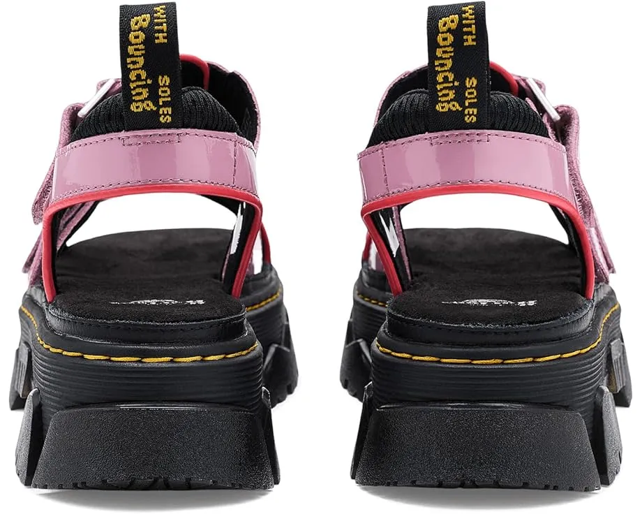 Ботинки Dr. Martens Mattison 3S с тремя регулируемыми ремнями на платформе 5 см