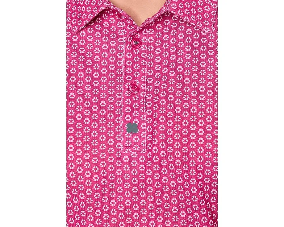 Поло Radiance Polo Black Clover с эффектным принтом и эластановой тканью