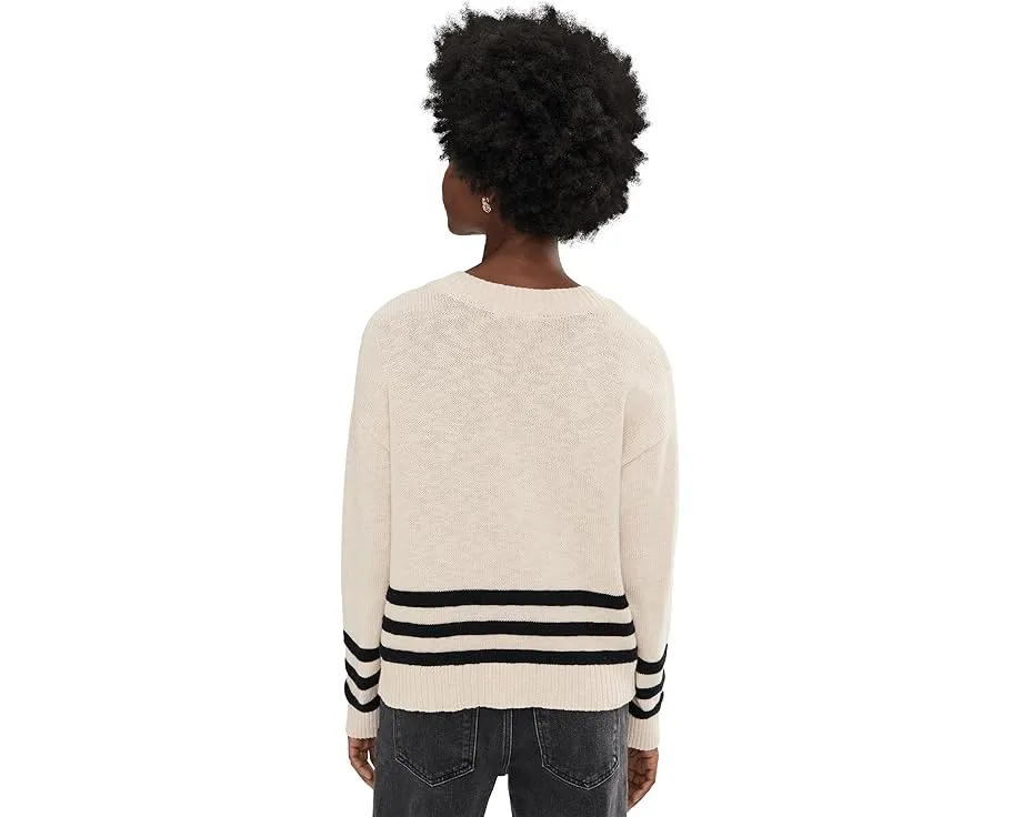 Классический вязаный свитер Sanctuary с V-образным вырезом из хлопка