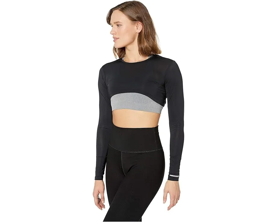 Кроп-топ Jamie Sadock с длинным рукавом и защитой от солнца SPF 35